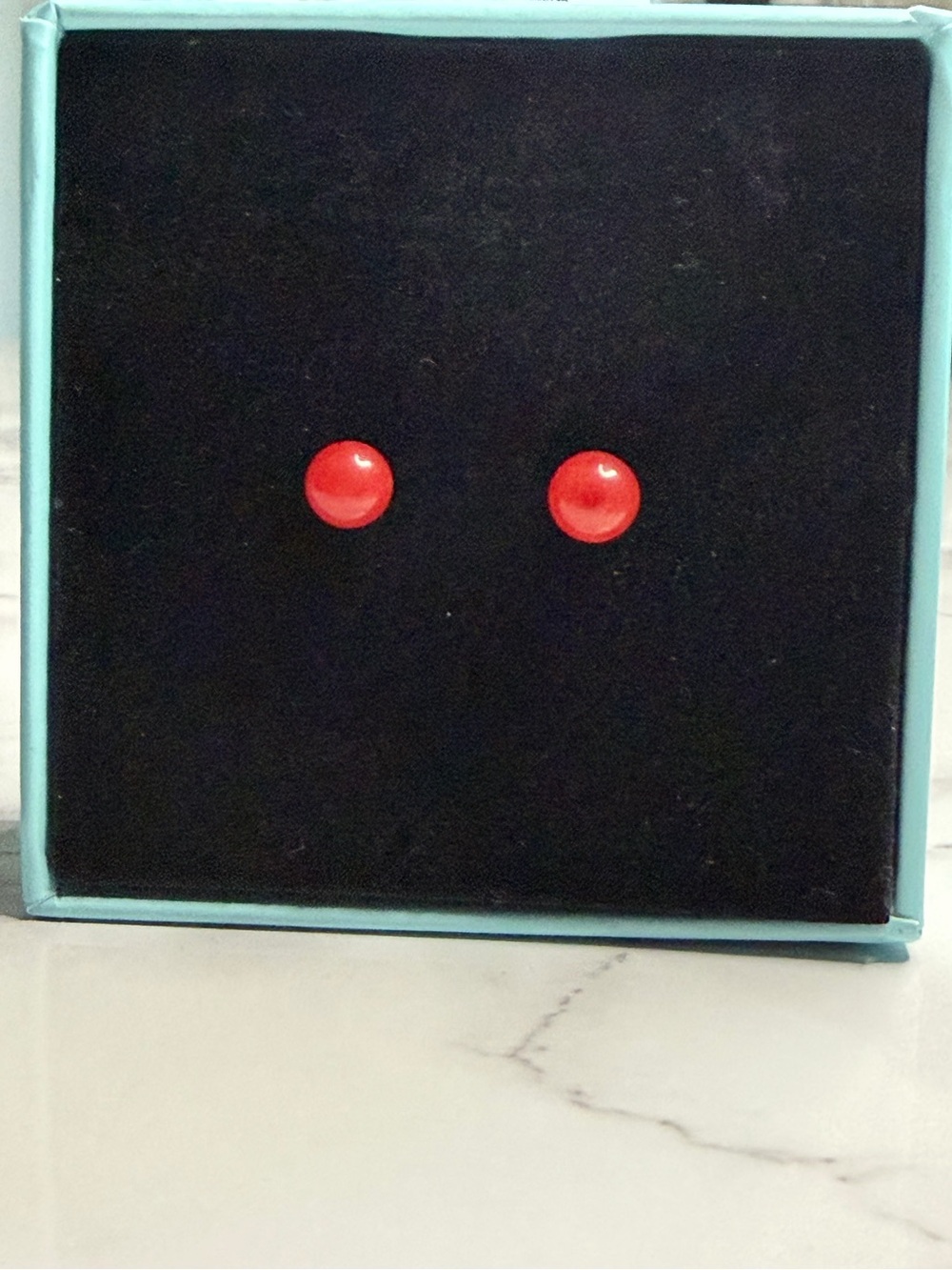 10k Gold Red Earrings (new)